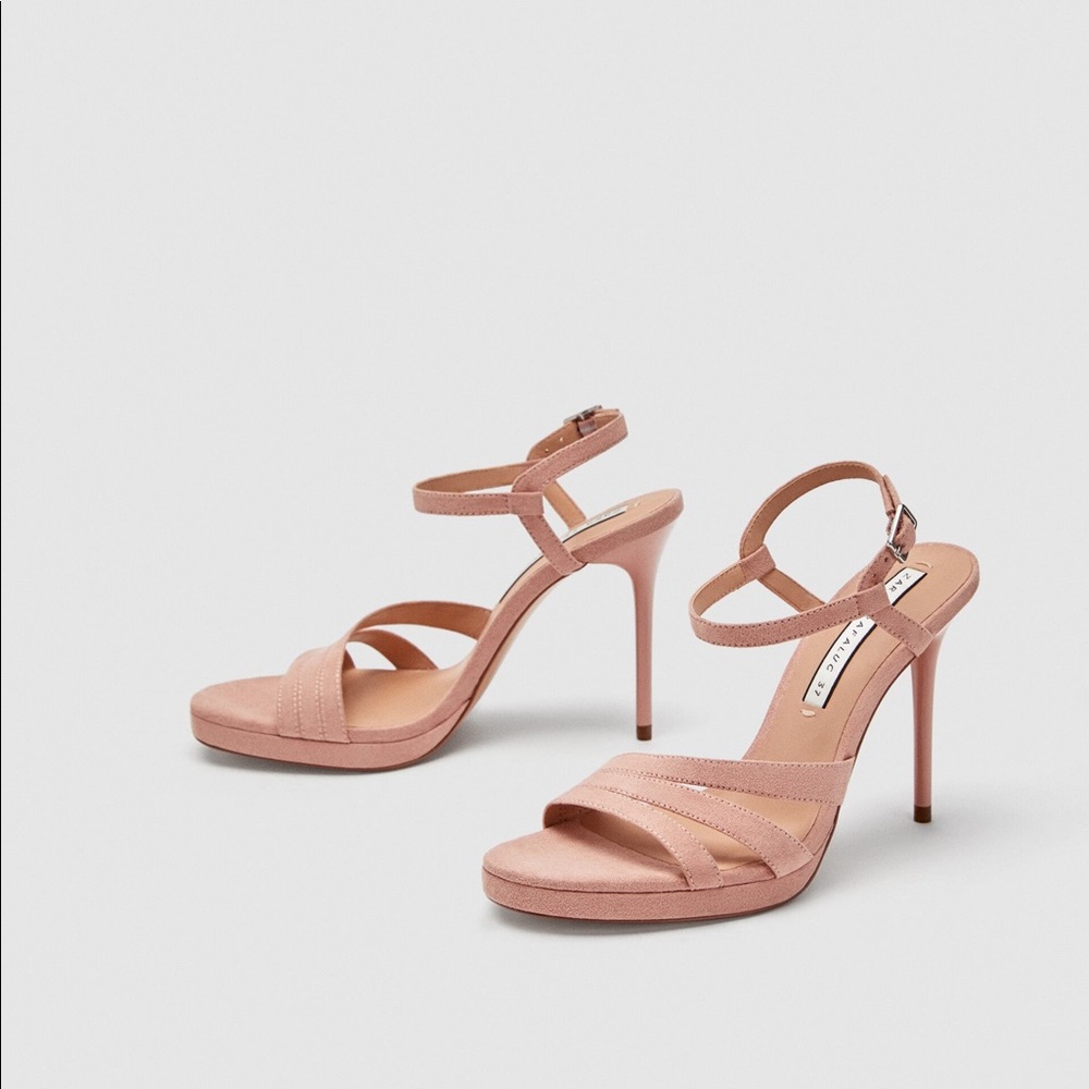 Zara Blush Heels